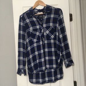 American Eagle High-Low Flannel